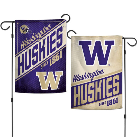 University of Washington Huskies 2-Sided Garden Flag