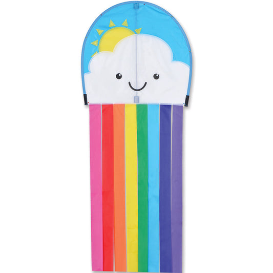 Happy Cloud Ripstop Polyester Octopus Kite to include 300 ft. 20 lb. Test Line & Winder ; 17"x16" - Wind Range 5 ~ 18 mph