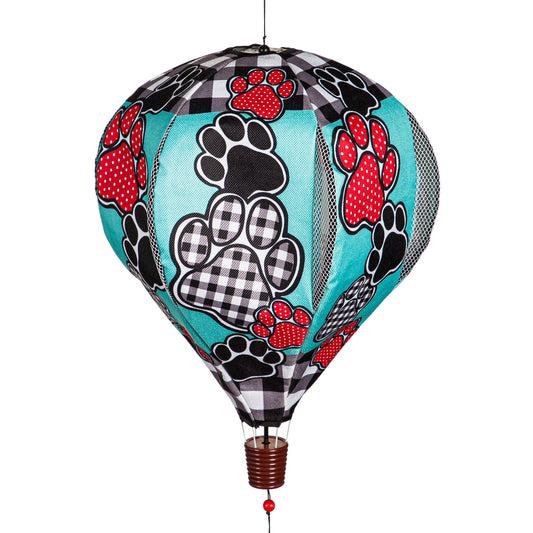 Hope You Like Dogs Hot Air Balloon Spinner Windsock