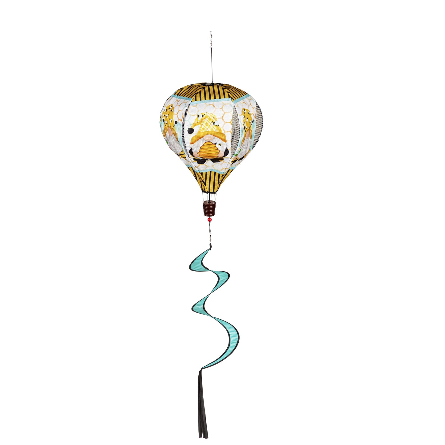 Bee Humble Bee Hot Air Balloon Spinner; 55"L x 15" Diameter
