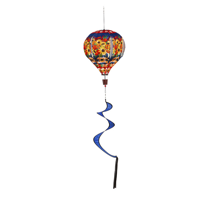 Blessed Floral Hot Air Balloon Spinner; 55"L x 15" Diameter