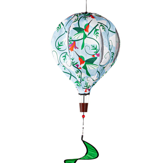 Hummingbird Hot Air Balloon Spinner; 55"L x 15" Diameter
