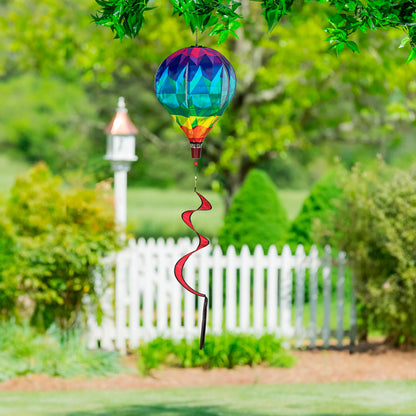 Spectrum Rainbow Hot Air Balloon Spinner Windsock