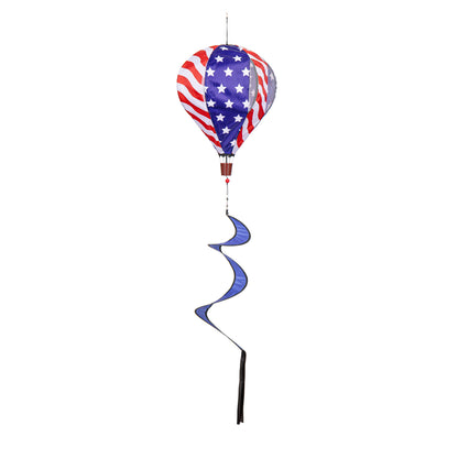 Stars & Stripes Hot Air Balloon Spinner Windsock