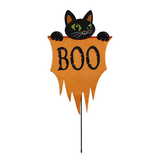 Halloween Kitty Fabric Stake