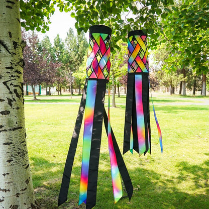 Jewel Diagonal Weave Windsock