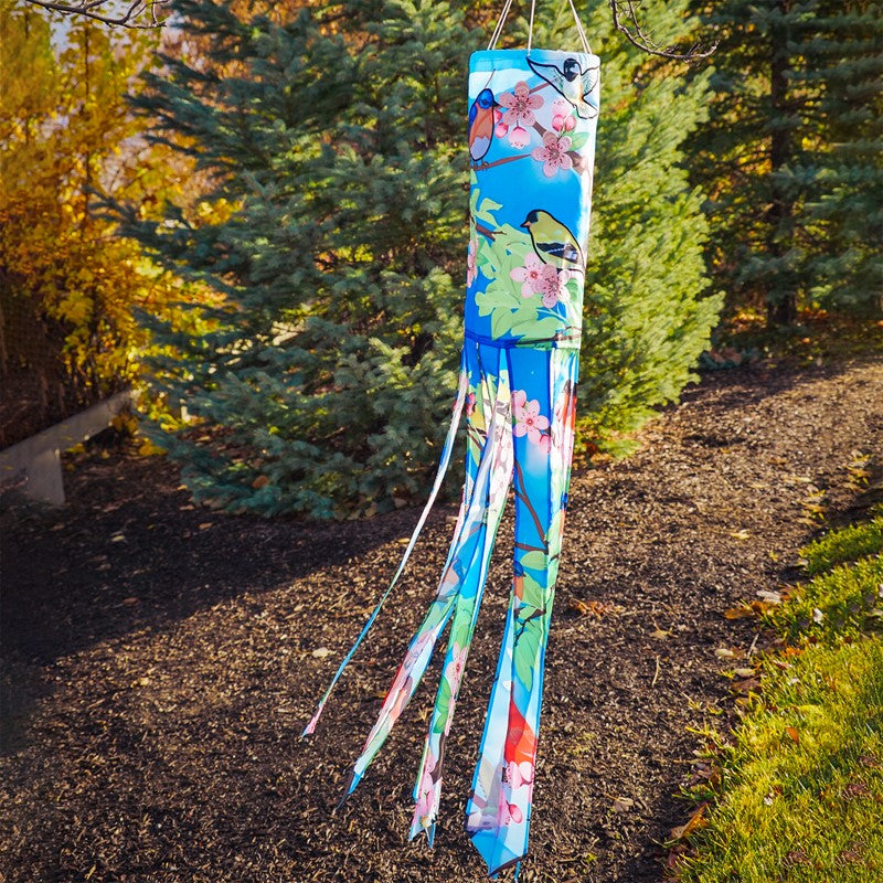 Songbird Illusion Windsock; Polyester 6"x40"L