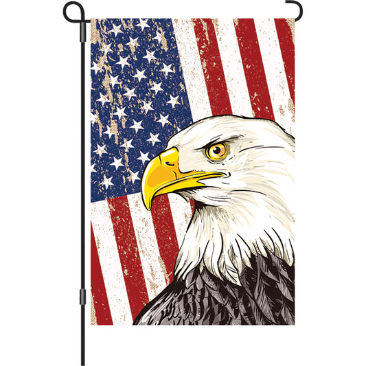 USA Patriotic Eagle Garden Flag