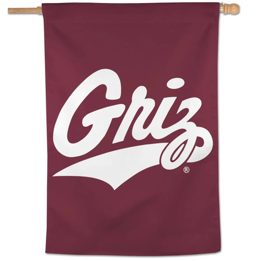28"x40" University of Montana Grizzlies House Flag; Polyester