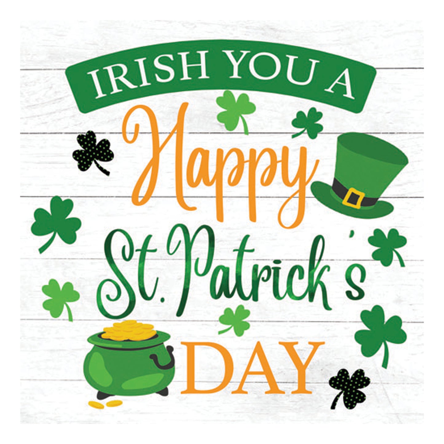 St Patrick's Day Tabletop Sign Decoration