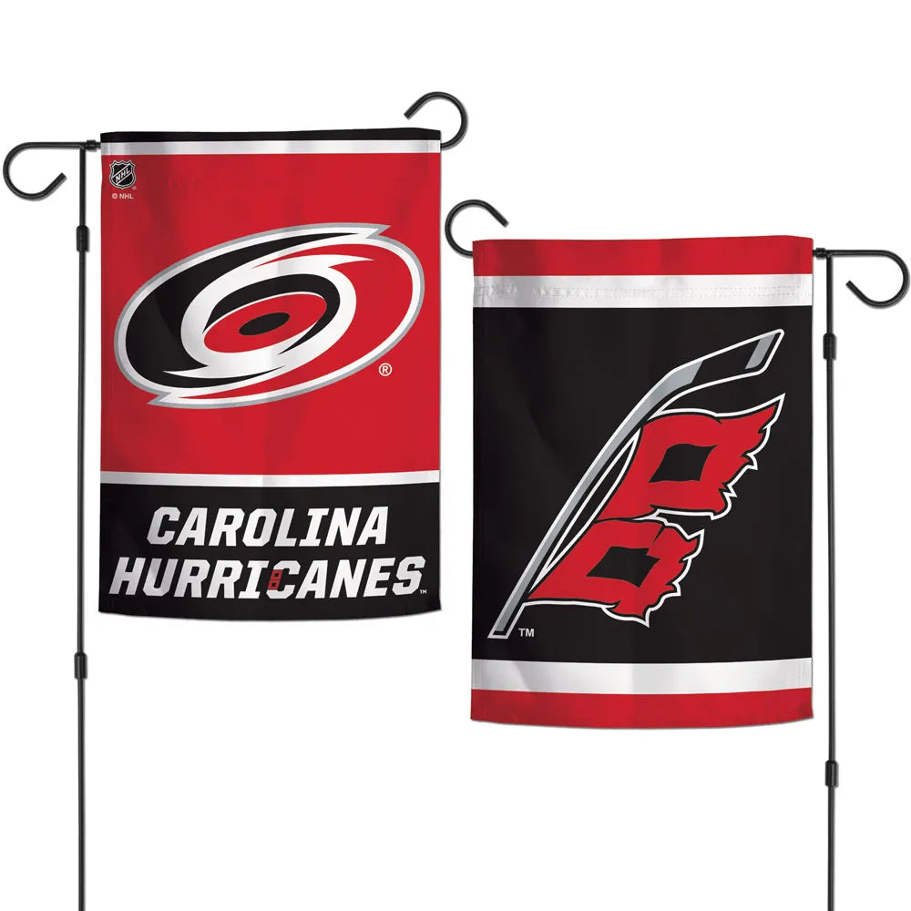 12.5"x18" Carolina Hurricanes 2-Sided Garden Flag; Polyester