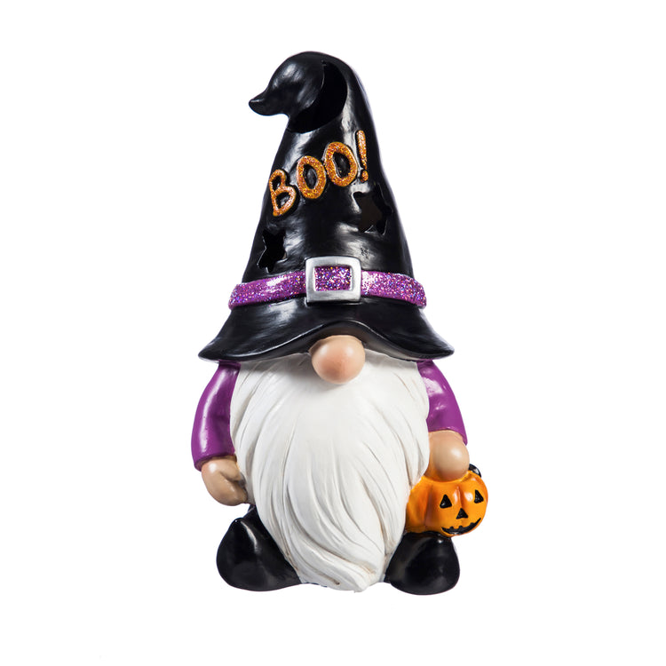 Halloween Gnome Resin LED Color Changing Tabletop Decor