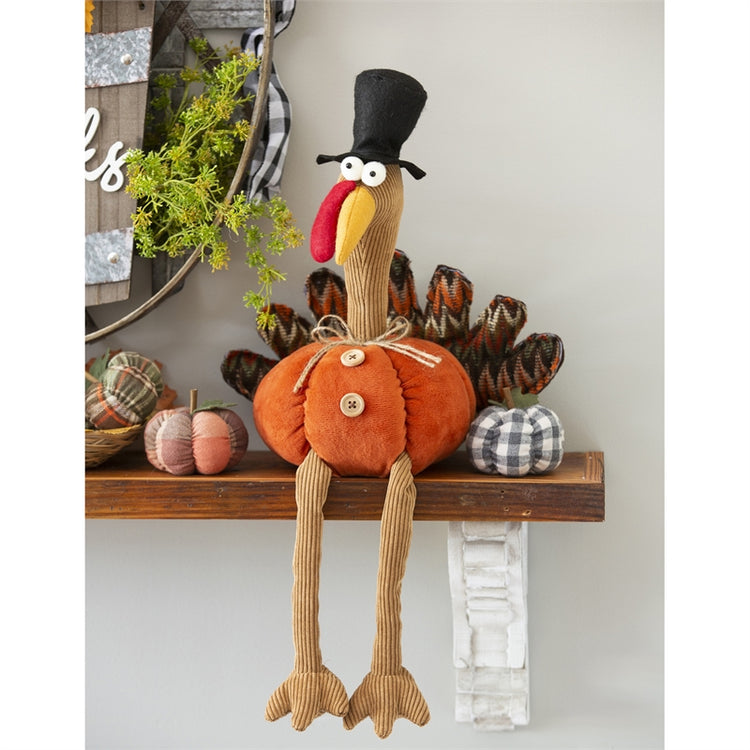 Plush Thanksgiving Turkey Table Decor