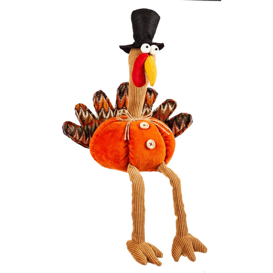 Plush Thanksgiving Turkey Table Decor