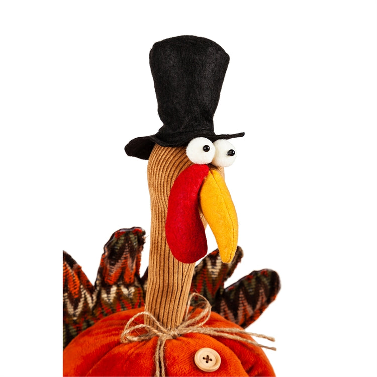 Plush Thanksgiving Turkey Table Decor