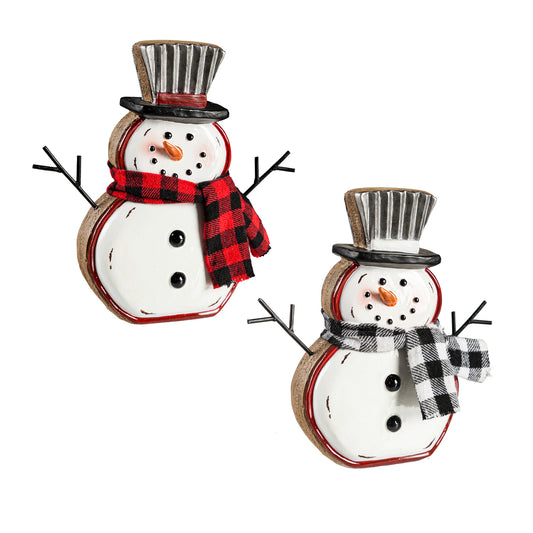 Winter Snowman Tabletop Decor