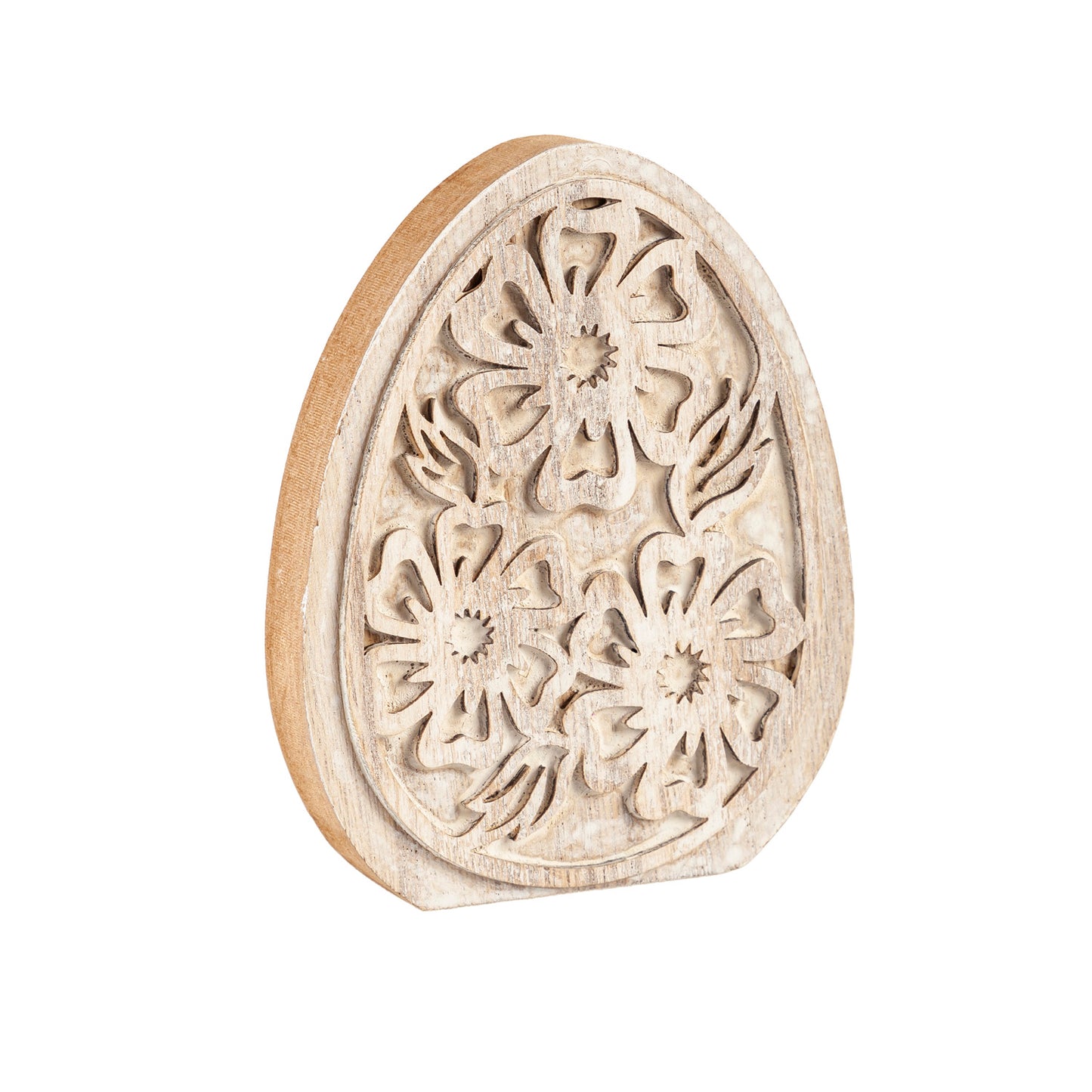 Wood Easter Egg Tabletop Decor