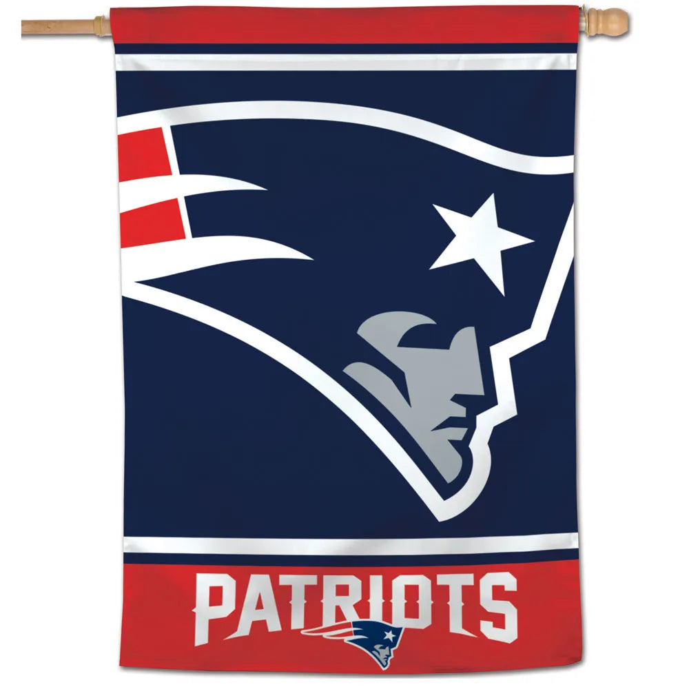 28"x40" New England Patriots House Flag; Polyester