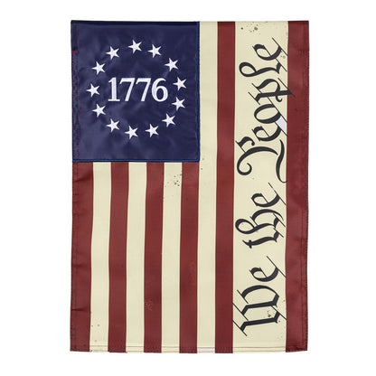 We the People Patriotic Garden Flag