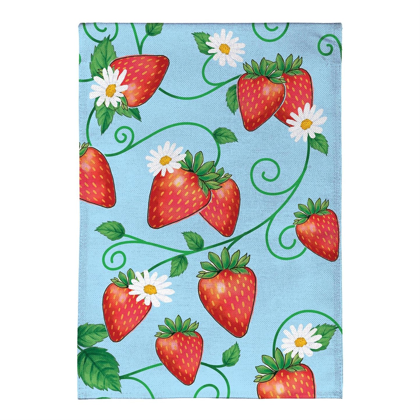 Sweet Strawberries Garden Flag