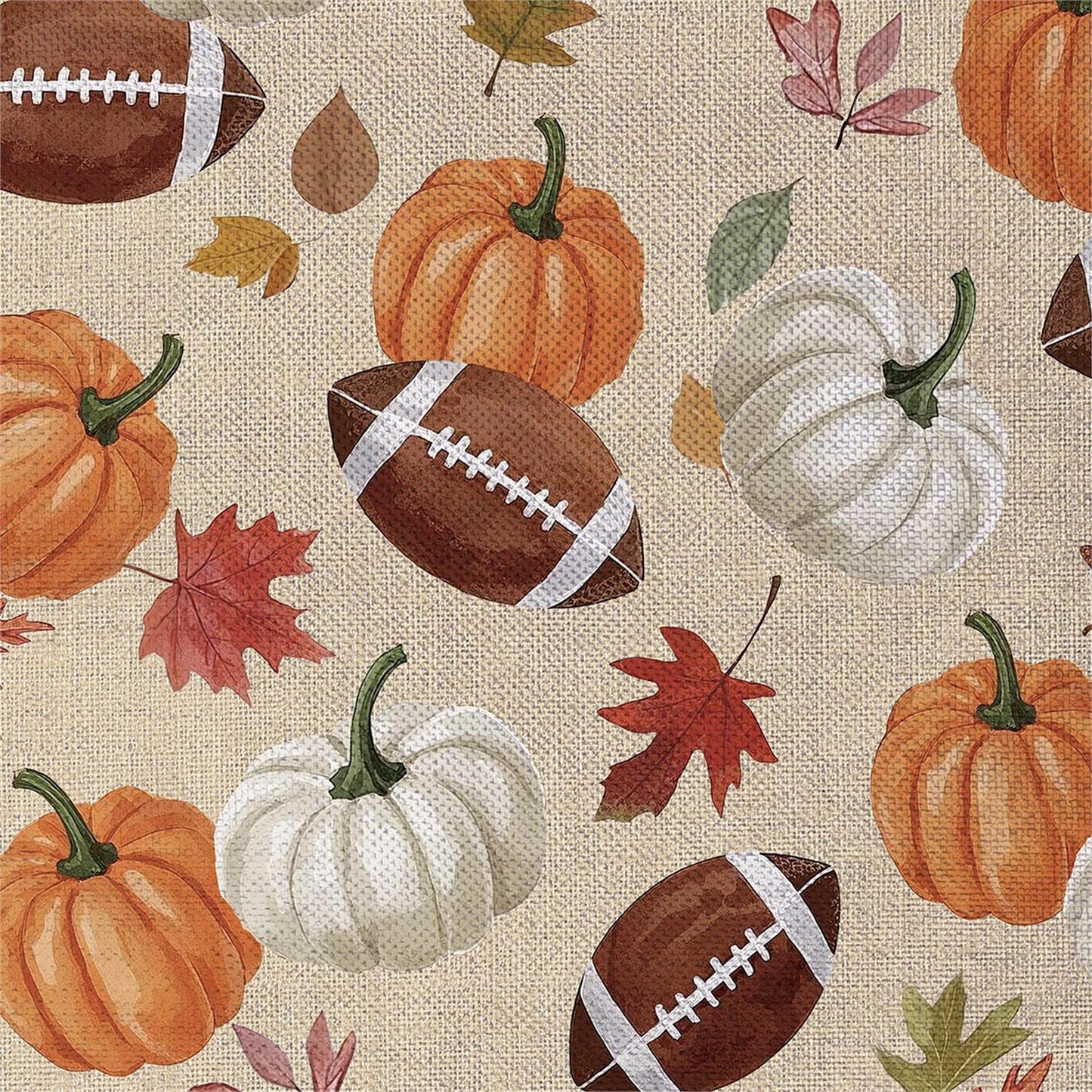Game Day Welcome Burlap Garden Flag; Polyester 12.5"x18"