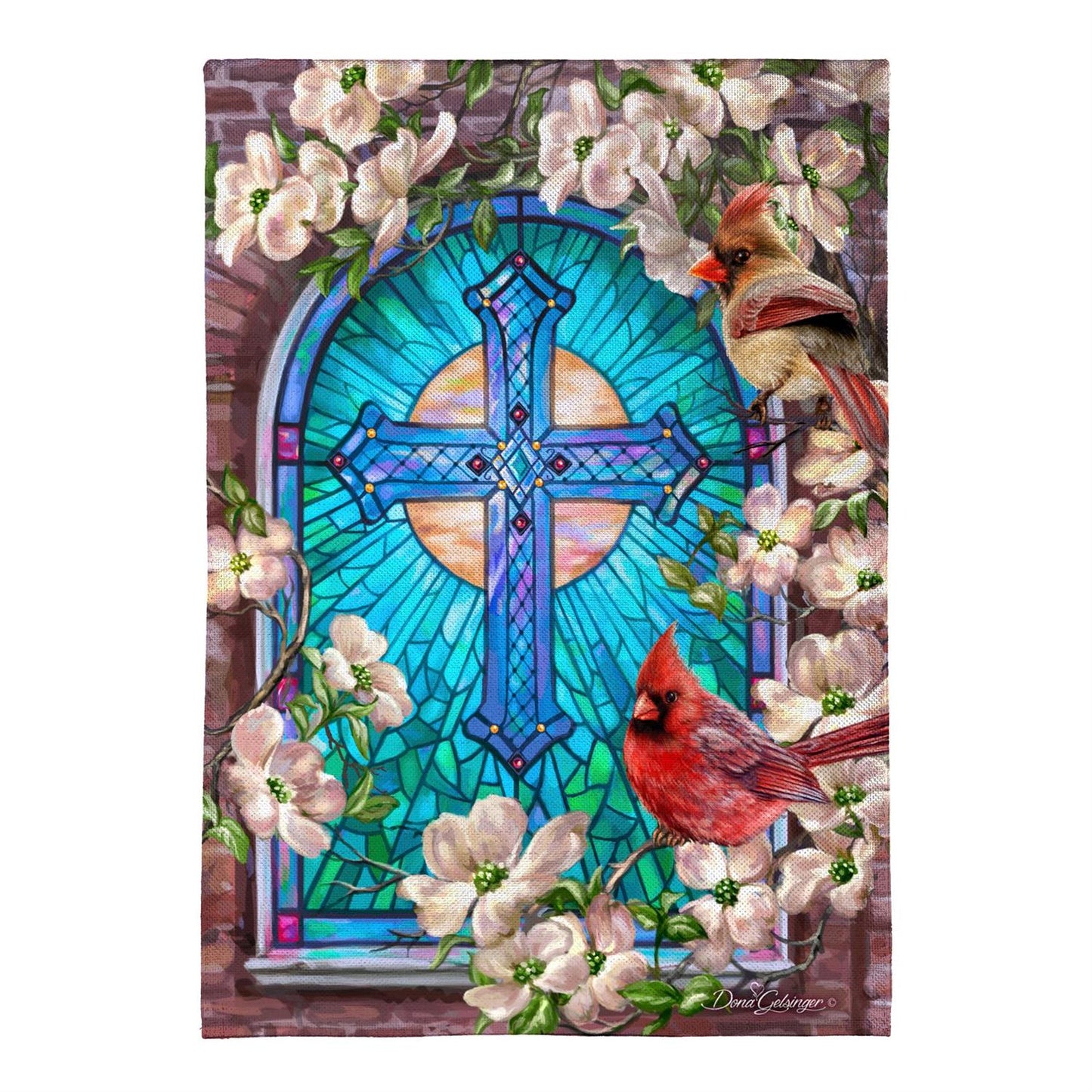Easter Sunday Morning Garden Flag