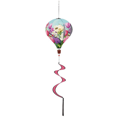Tulip Palooza Hot Air Balloon Spinner; 55"L x 15" Diameter