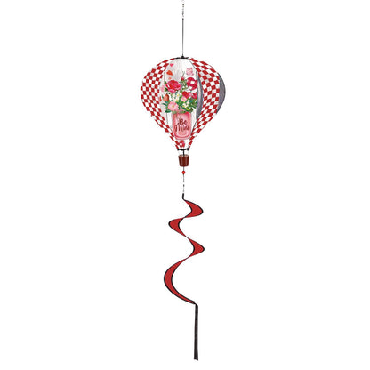 Be Mine Mason Jar Hot Air Balloon Spinner Windsock