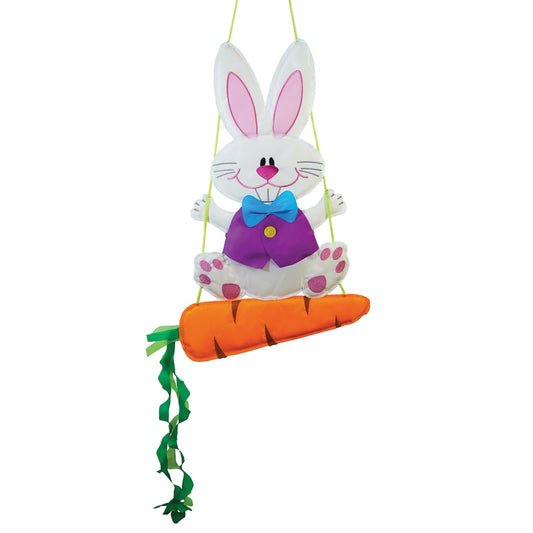 Easter Bunny Hanging Decor Wind Friend