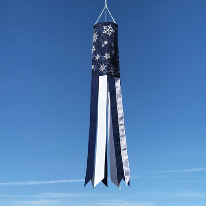 Winter Wonderland Snowflake Windsock