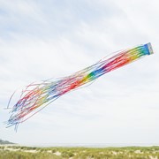Rainbow Holographic Mylar Windsock