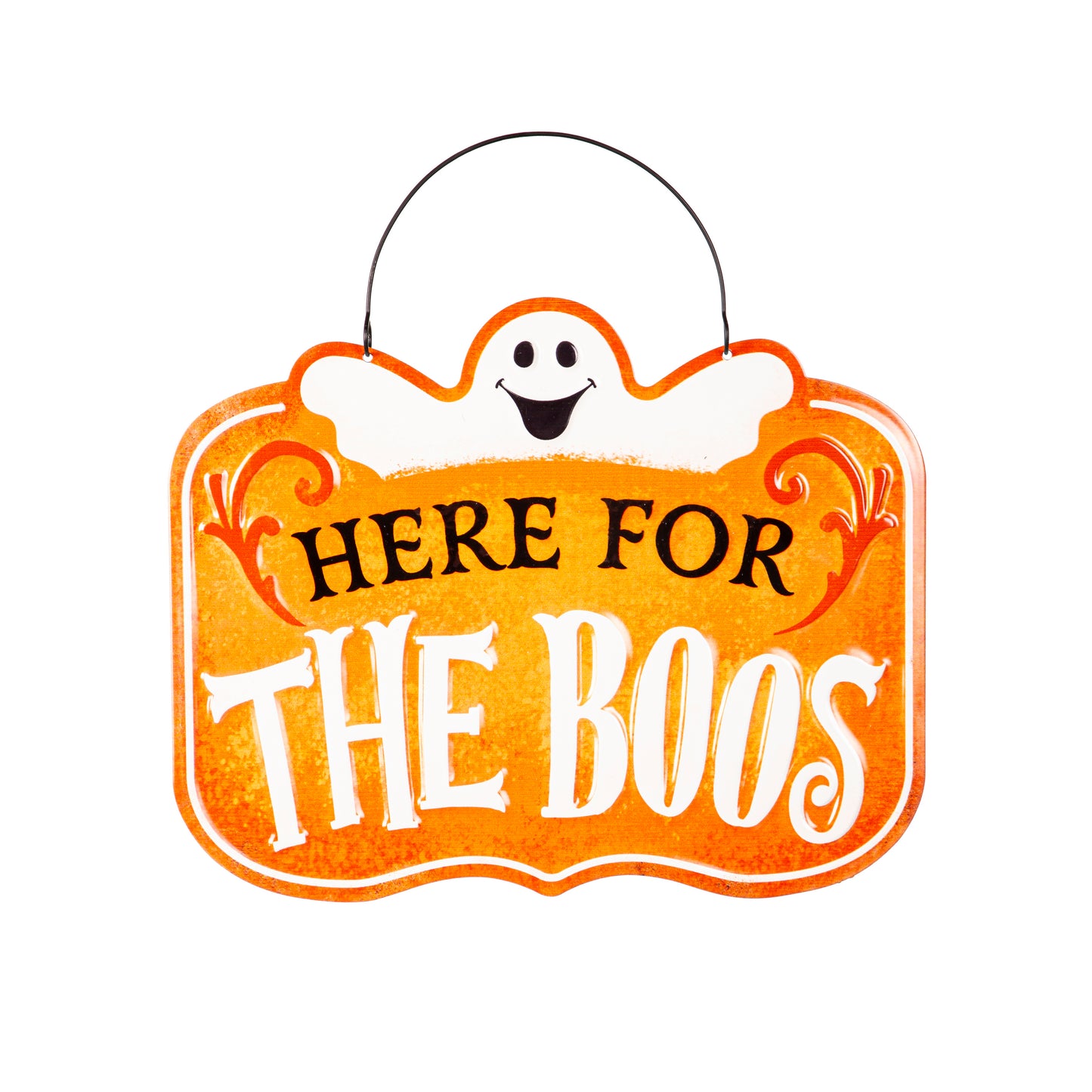 Halloween Welcome Metal Sign
