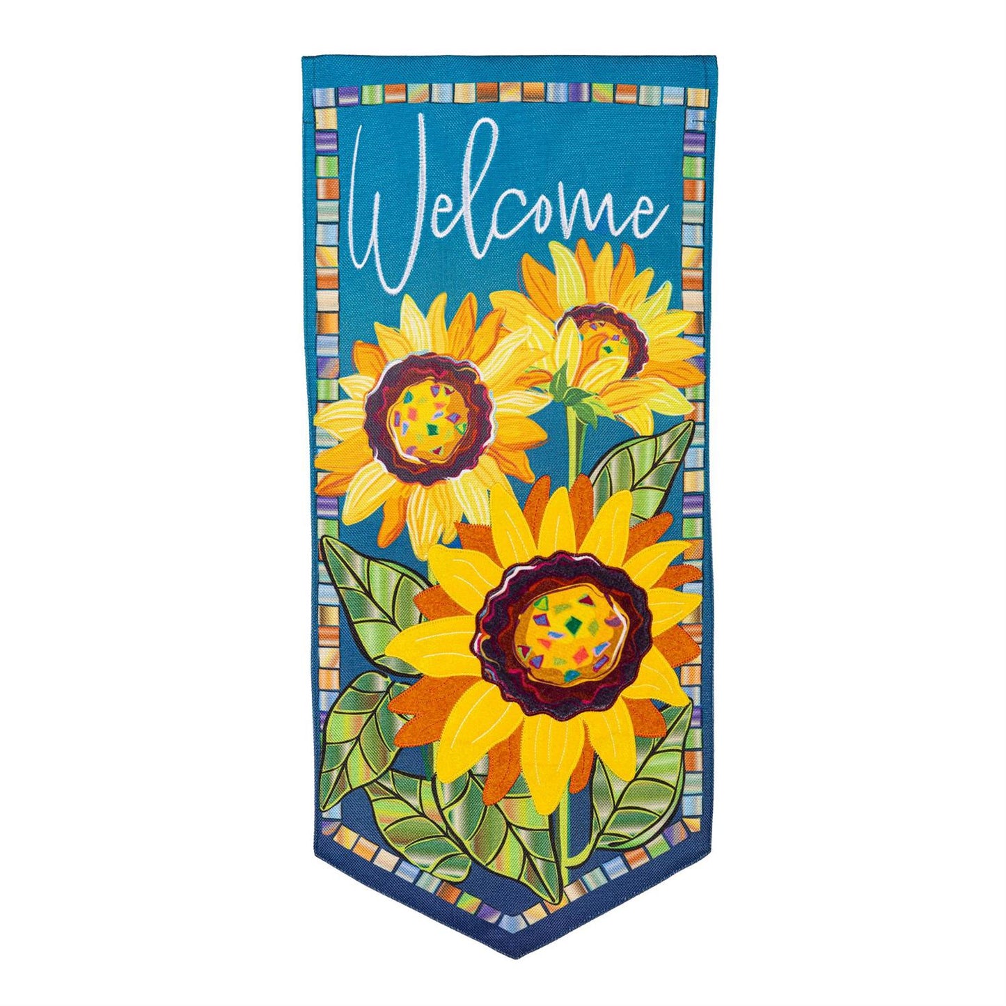 Sunflower Garden Welcome Everlasting Impressions Garden Flag