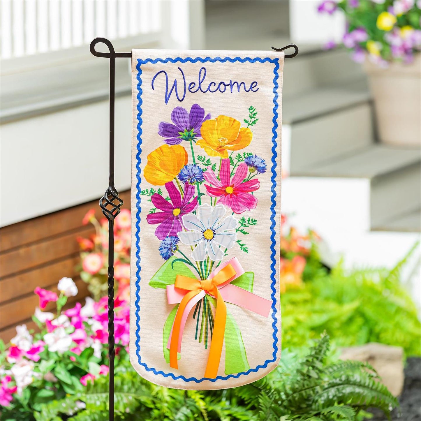 Wildflower Bouquet Everlasting Impressions Garden Flag