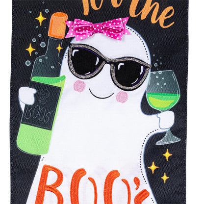 Here for the Boo's Everlasting Impressions Garden Flag