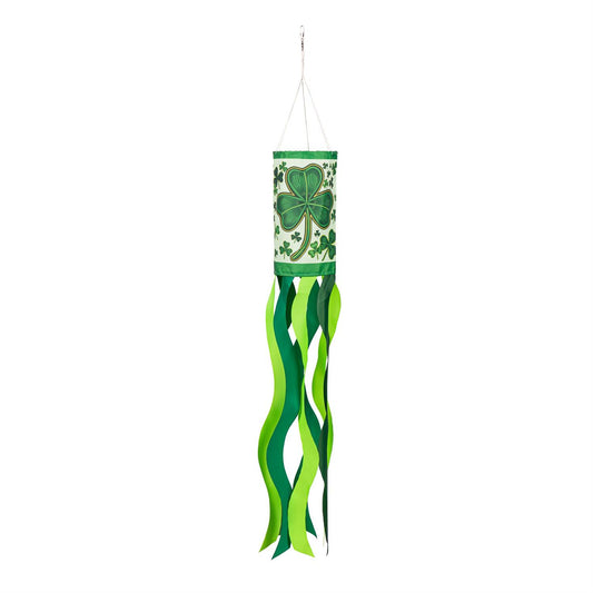 St Patrick's Days Windsock; Polyester 6"ODx40"L