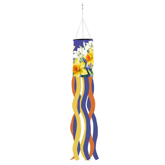 Blessings for Easter Windsock; Polyester 6"ODx40"L