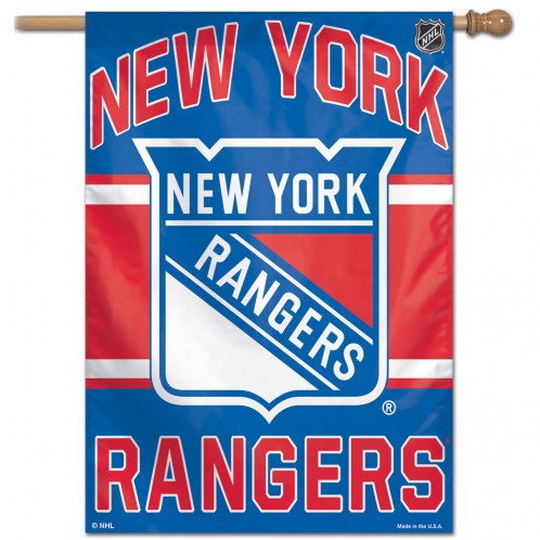 New York Rangers House Flag; Polyester