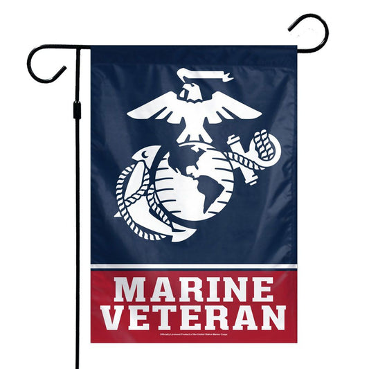 US Marine Corps Veteran Garden Flag