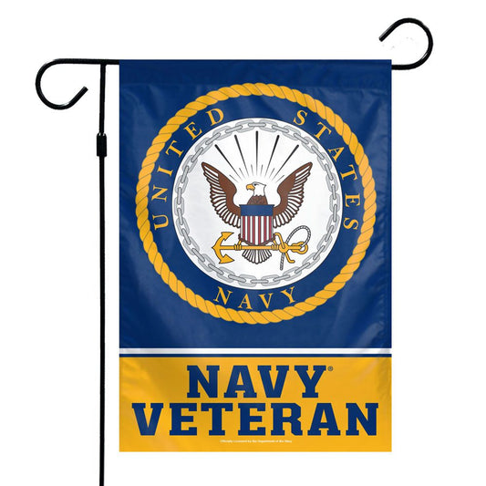 US Navy Veteran Garden Flag