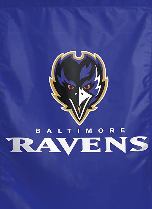 Baltimore Ravens Garden Flag; Polyester