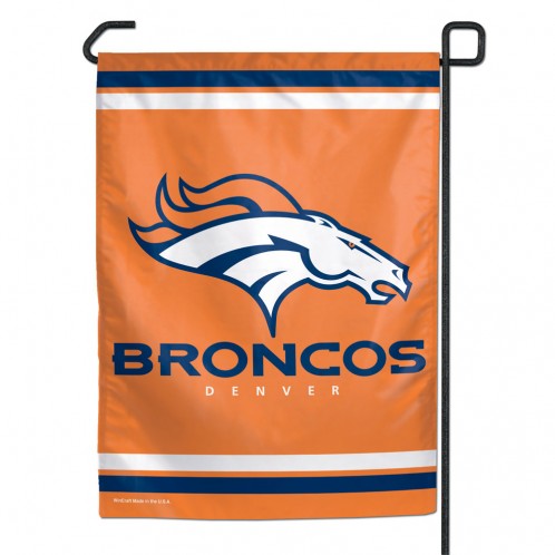 Denver Broncos Garden Flag; Polyester