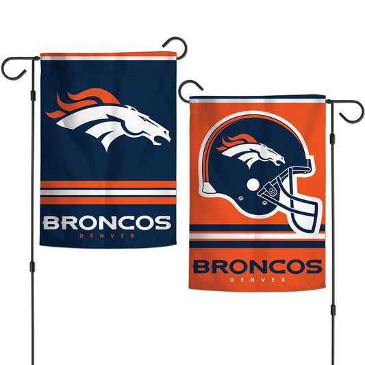 Denver Broncos Double-Sided Garden Flag