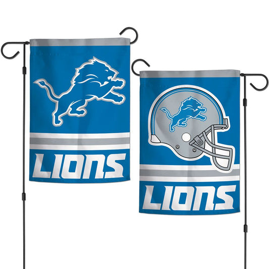 12.5"x18" Detroit Lions 2-Sided Garden Flag