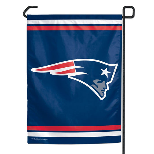 New England Patriots Garden Flag; Polyester