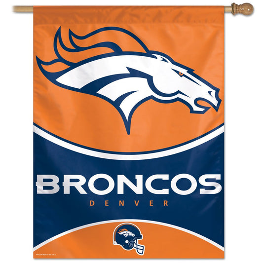 Denver Broncos House Flag; Polyester