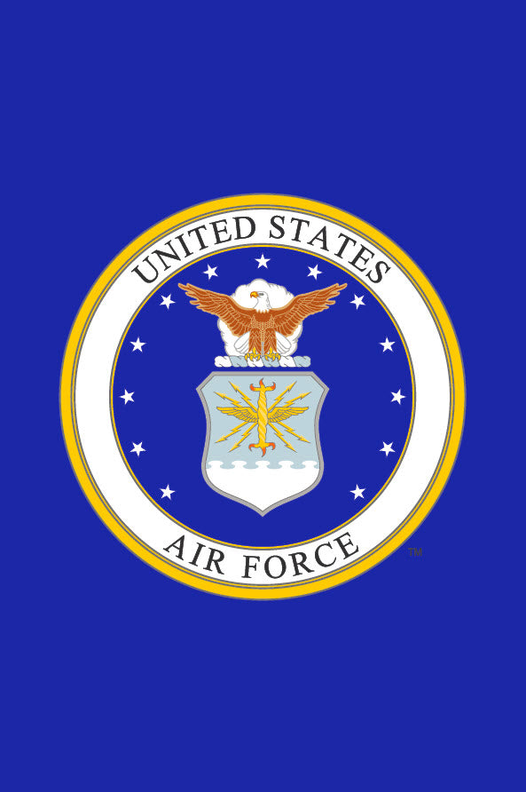12"x18" US Air Force Seal Garden Flag; Nylon