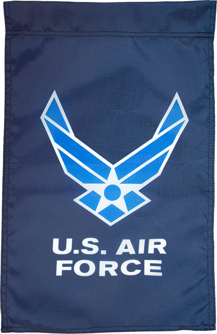 12"x18" US Air Force Wings Logo on Blue Garden Flag; Nylon