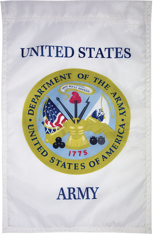 12"x18" US Army Seal Garden Flag; Nylon