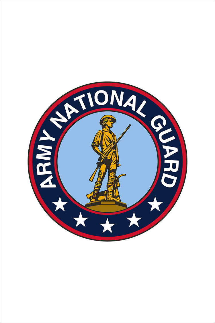 12"x18" Army National Guard Garden Flag; Nylon